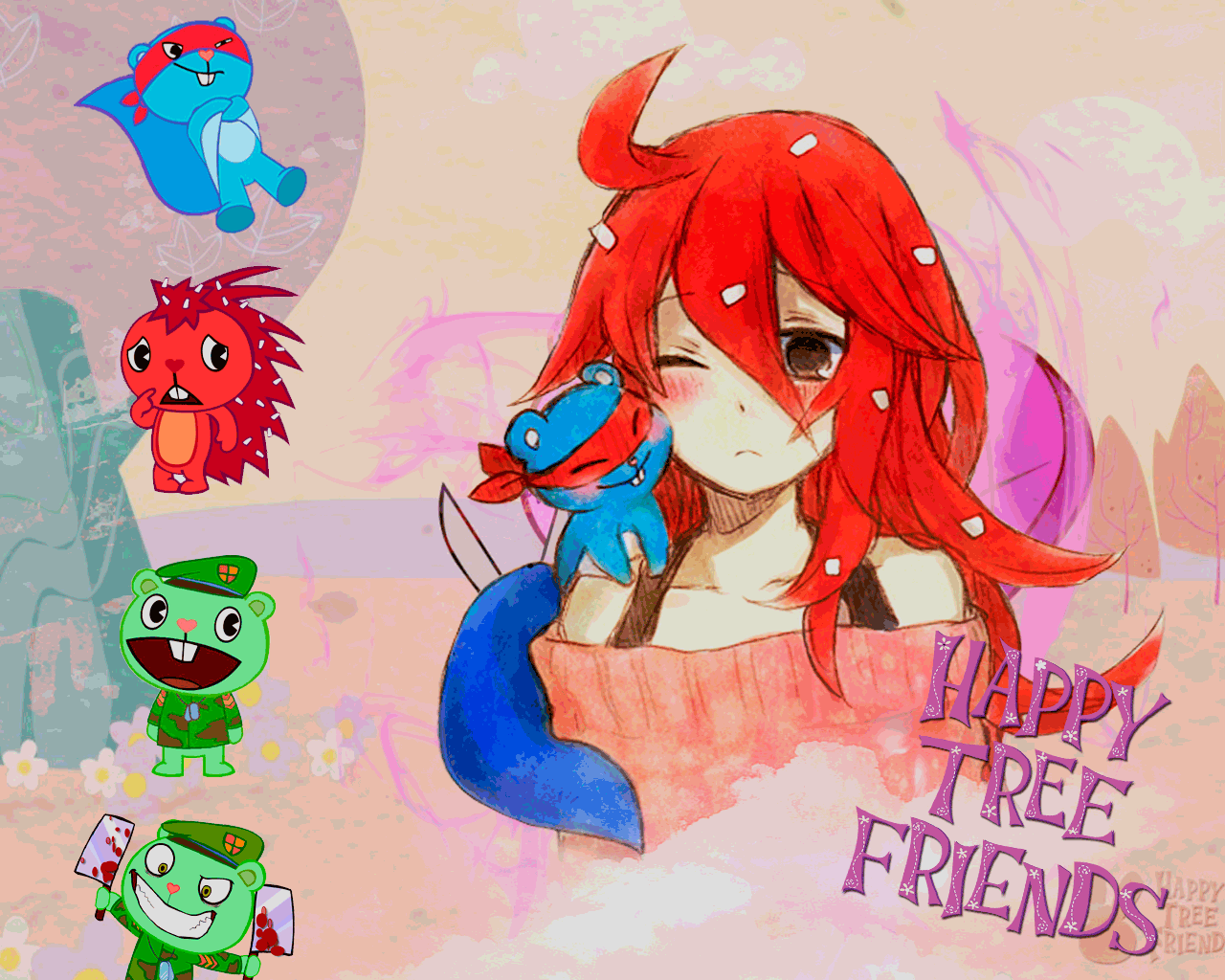 Happy Tree Friends Wallpaper Gif By Hitsukinyan