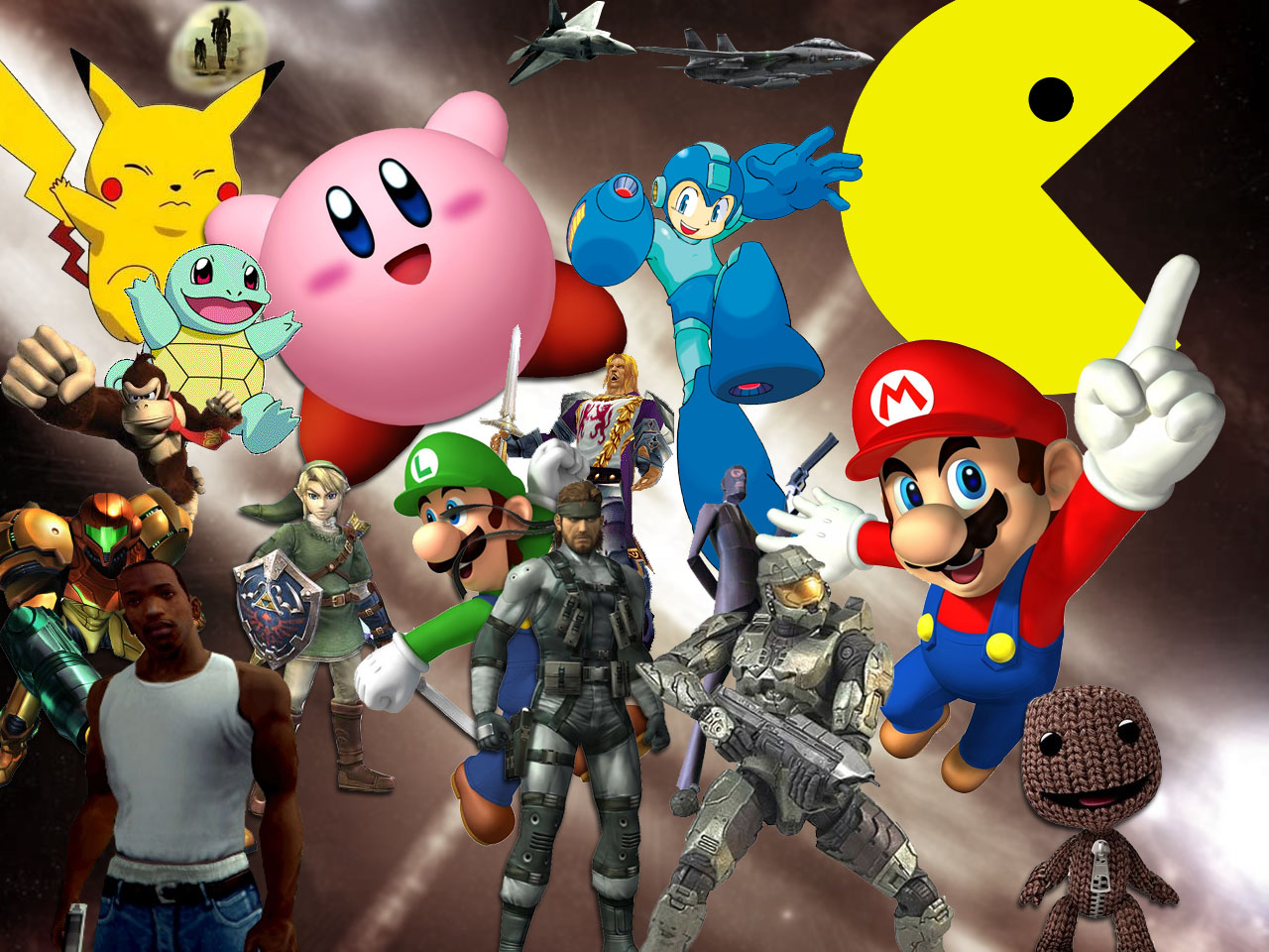 popular video game characters wallpaper