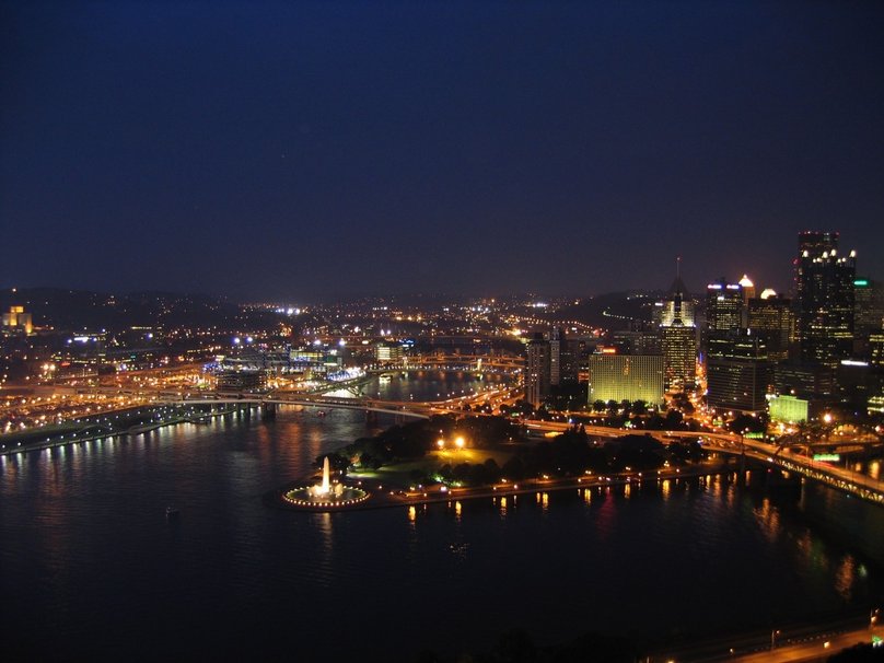 At Wallpaper Lighted Skyline Pittsburgh Pennsylvania Html