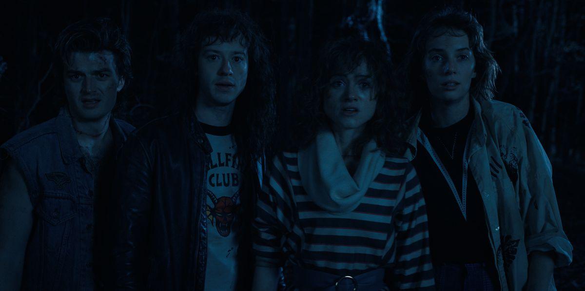 Stranger Things Season Photos Reveal Older Cast Horror Movie