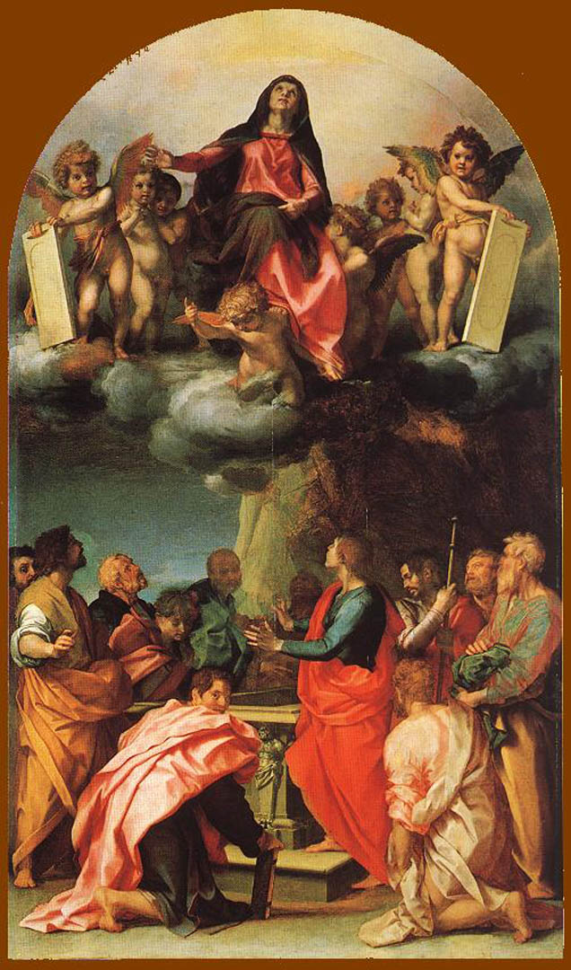 Virgin A Italian Renaissance Andrea Del Sarto Art Wallpaper Picture