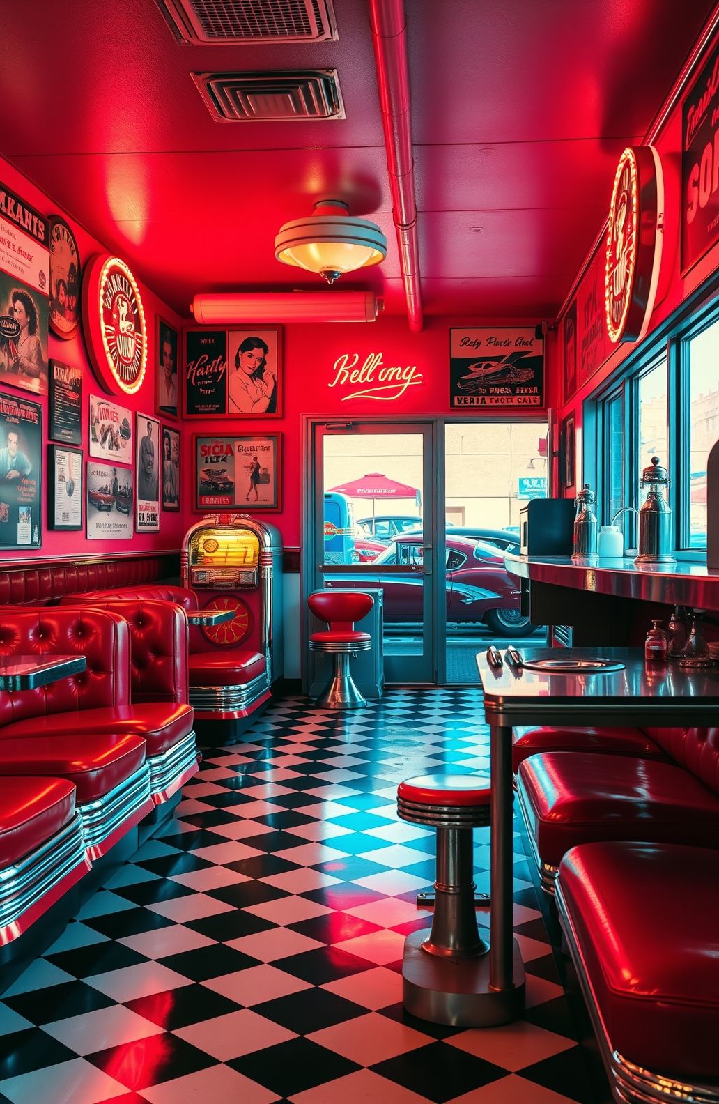 50s Diner Wallpaper