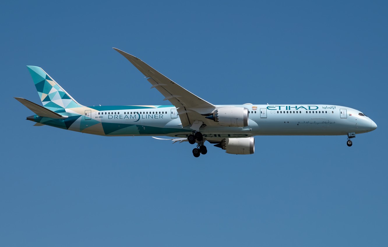 Wallpaper Boeing Dreamliner Etihad Airways Image For