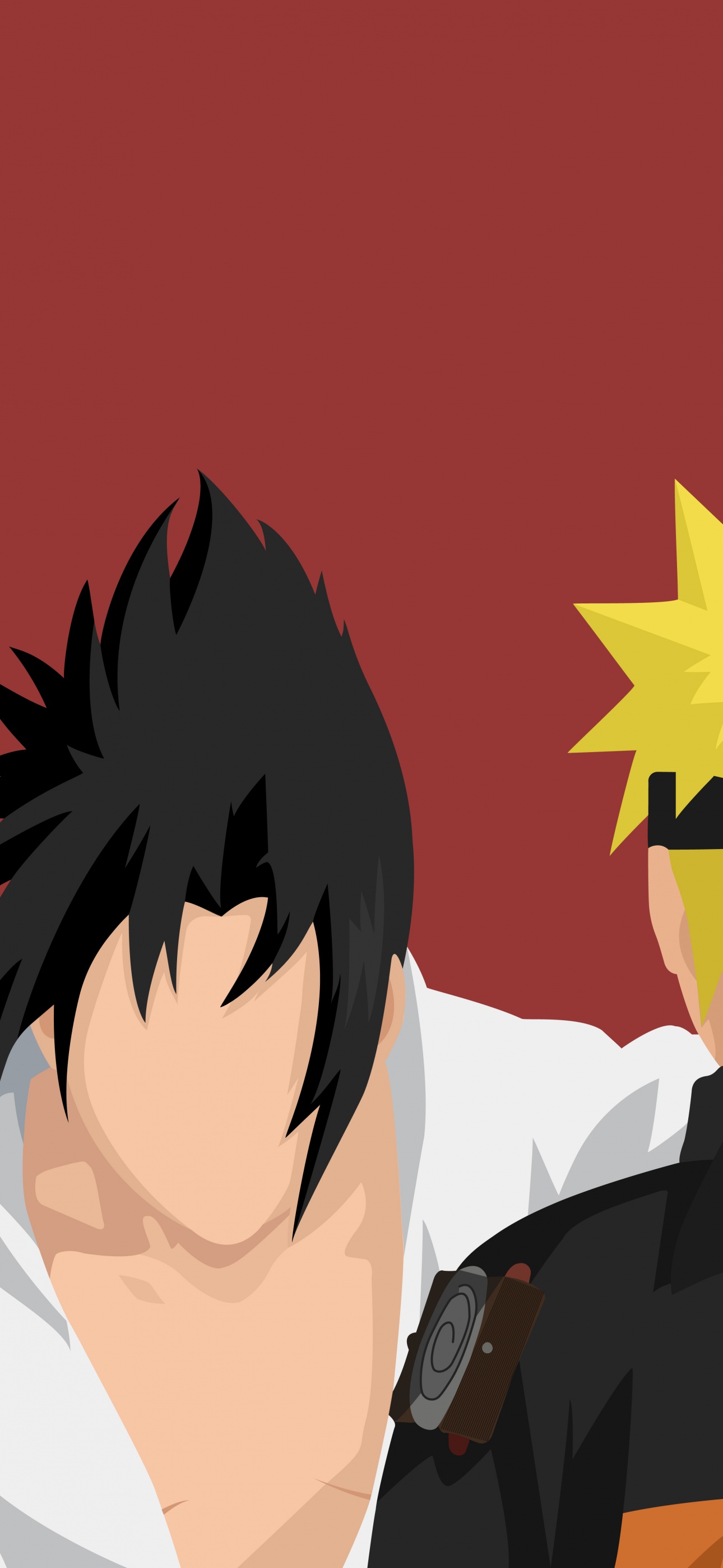Sasuke Uchiha Wallpaper 4k Naruto Uzumaki Minimal Art