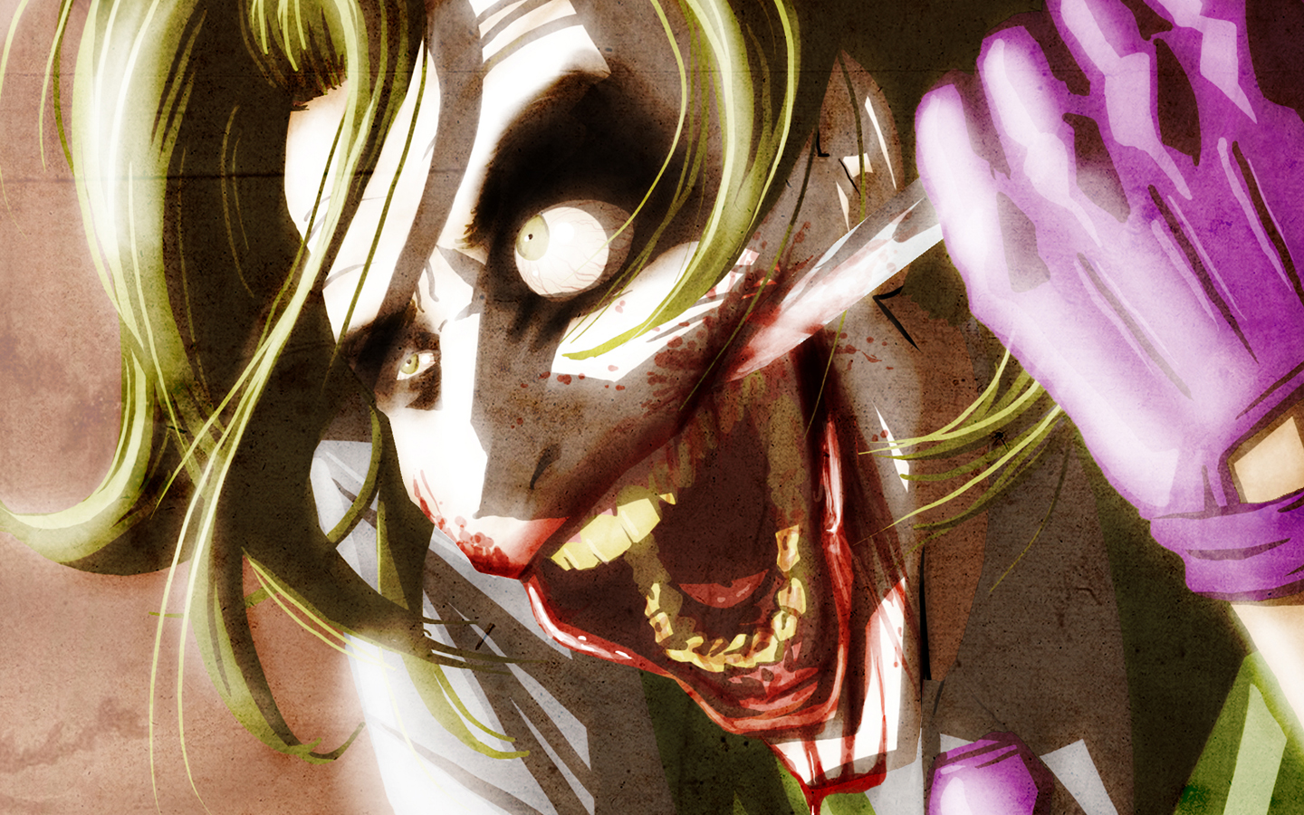 Jokers Smile Wallpaper Behind Myspace Background