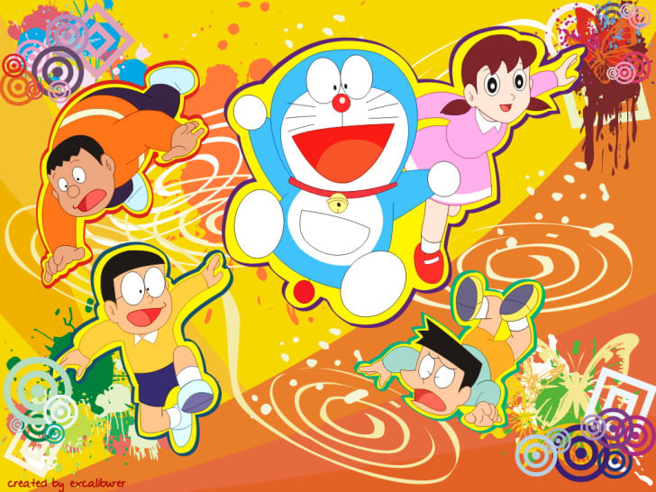 Doraemon And Friend Old Art Wallpaper Size 1024x768 AmazingPict