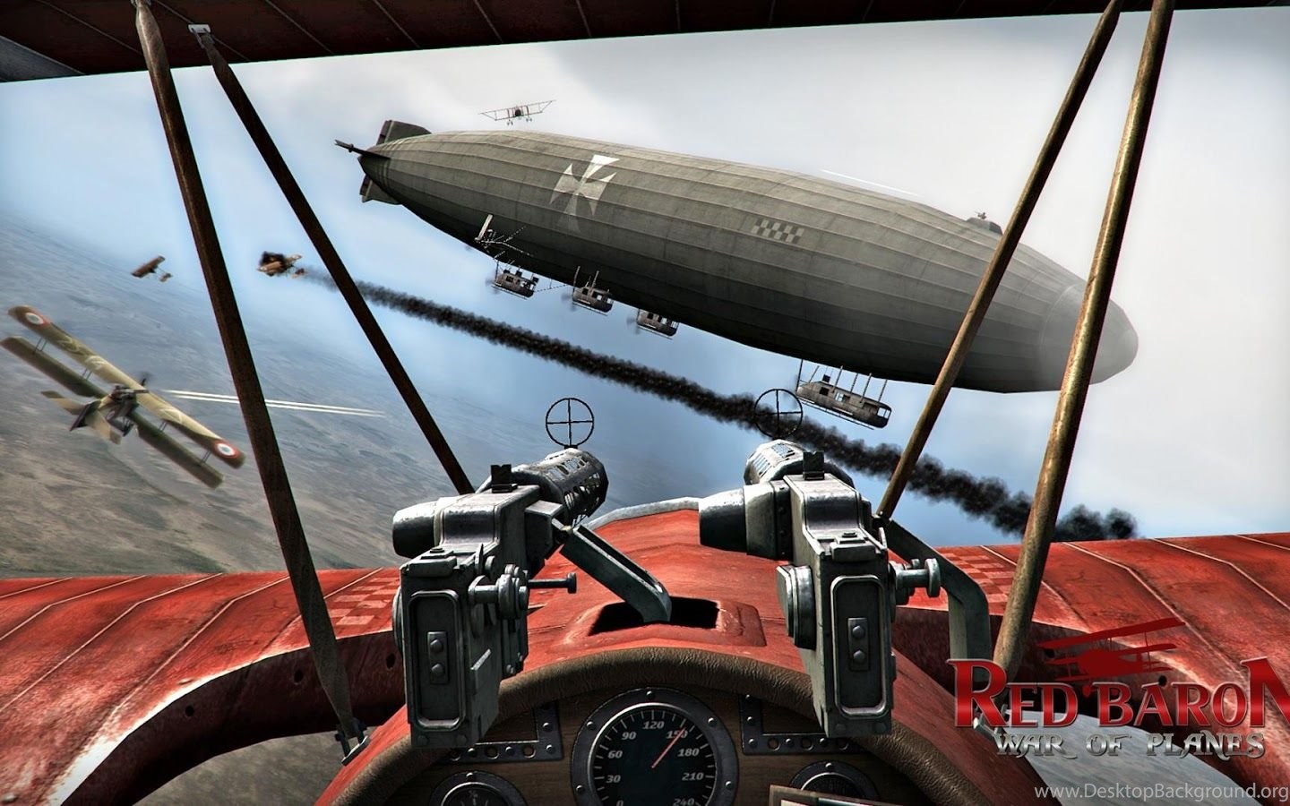 Red Baron War Of Planes For Android Desktop Background