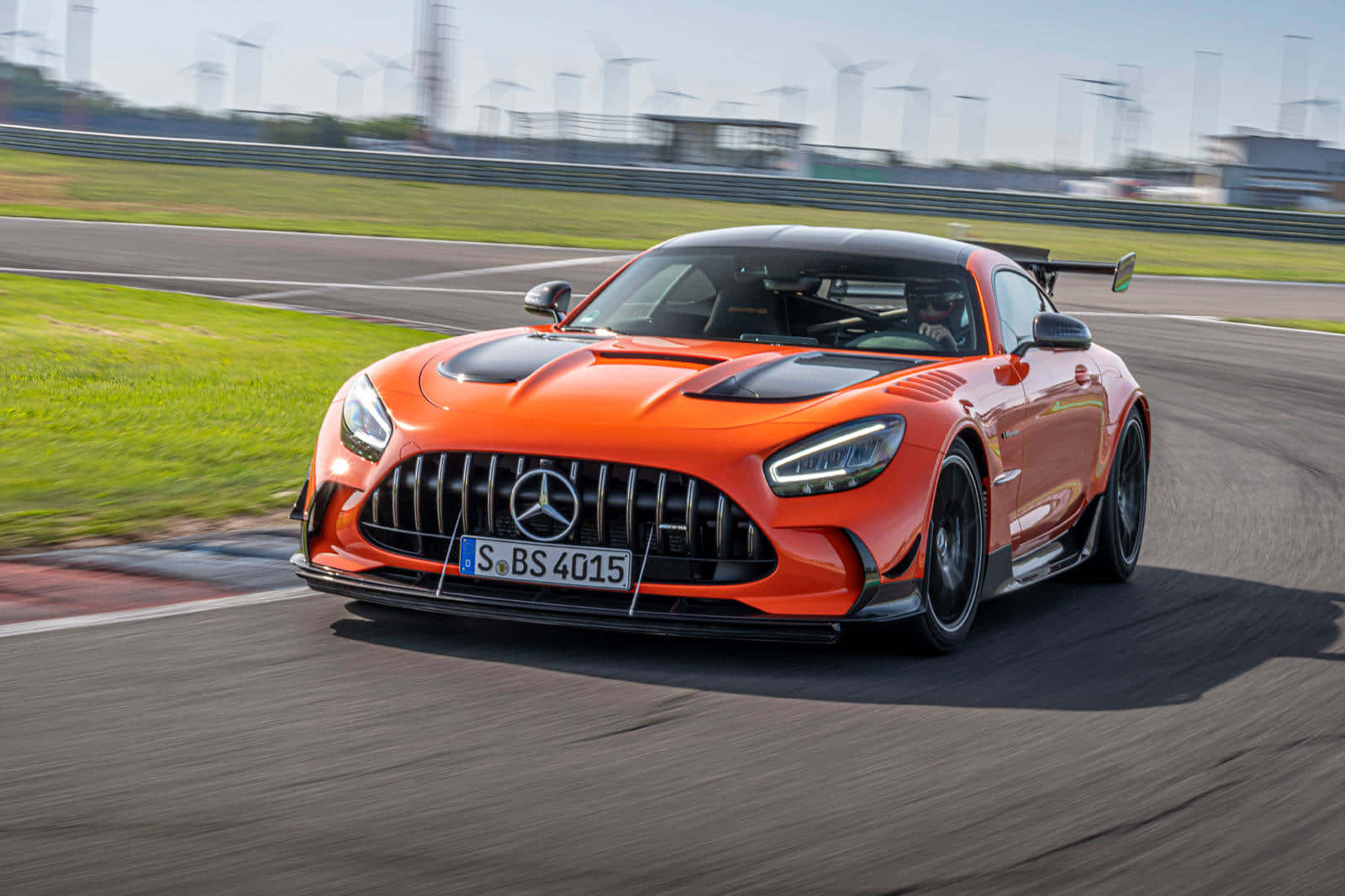 Get Behind The Wheel Of Luxury Mercedes Gts Wallpaper