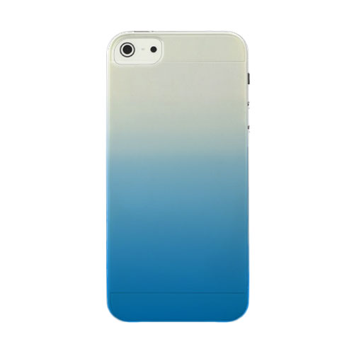 iPhone 5s Blue Clear Case Fade To Snap