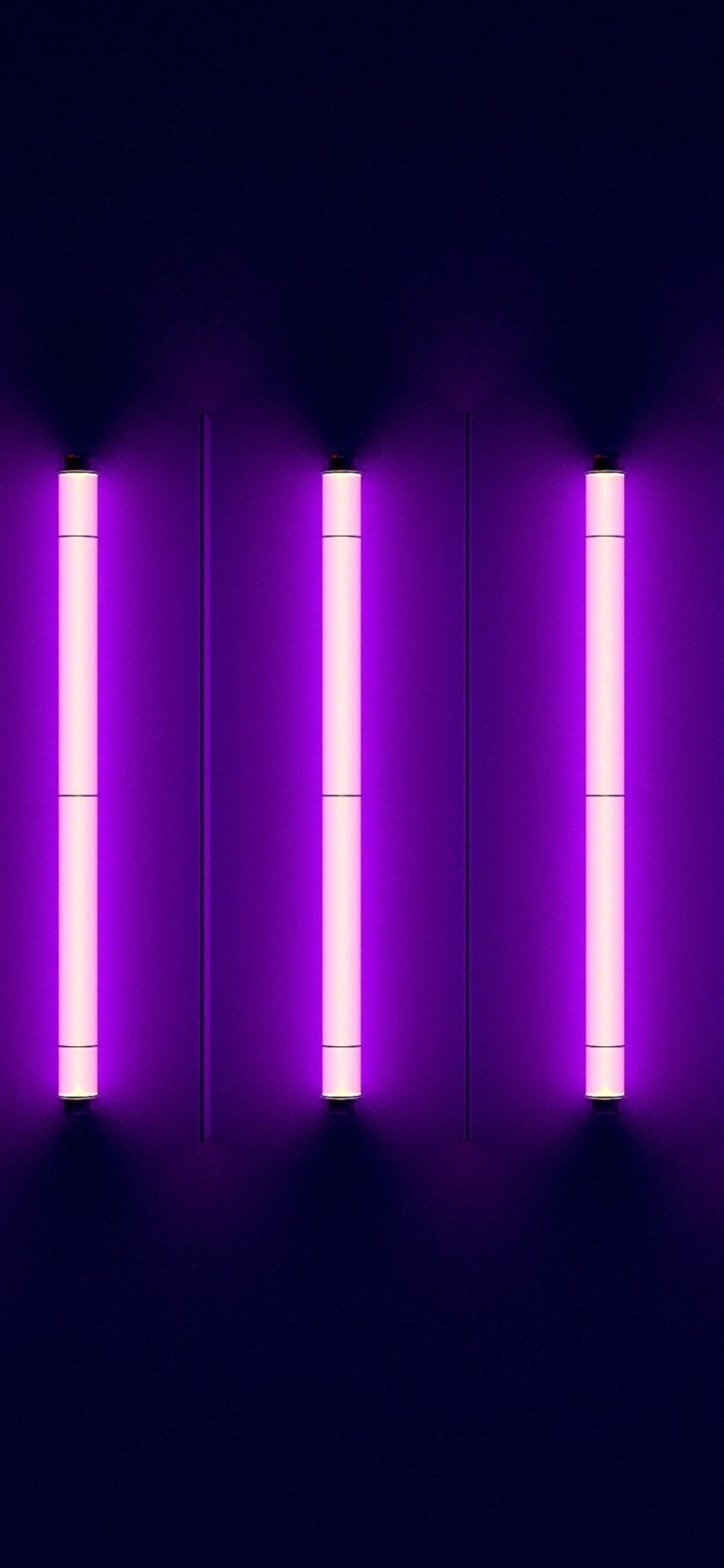 Neon Lights Purple iPhone Xs X HD 4k By Ghost Wallpaper