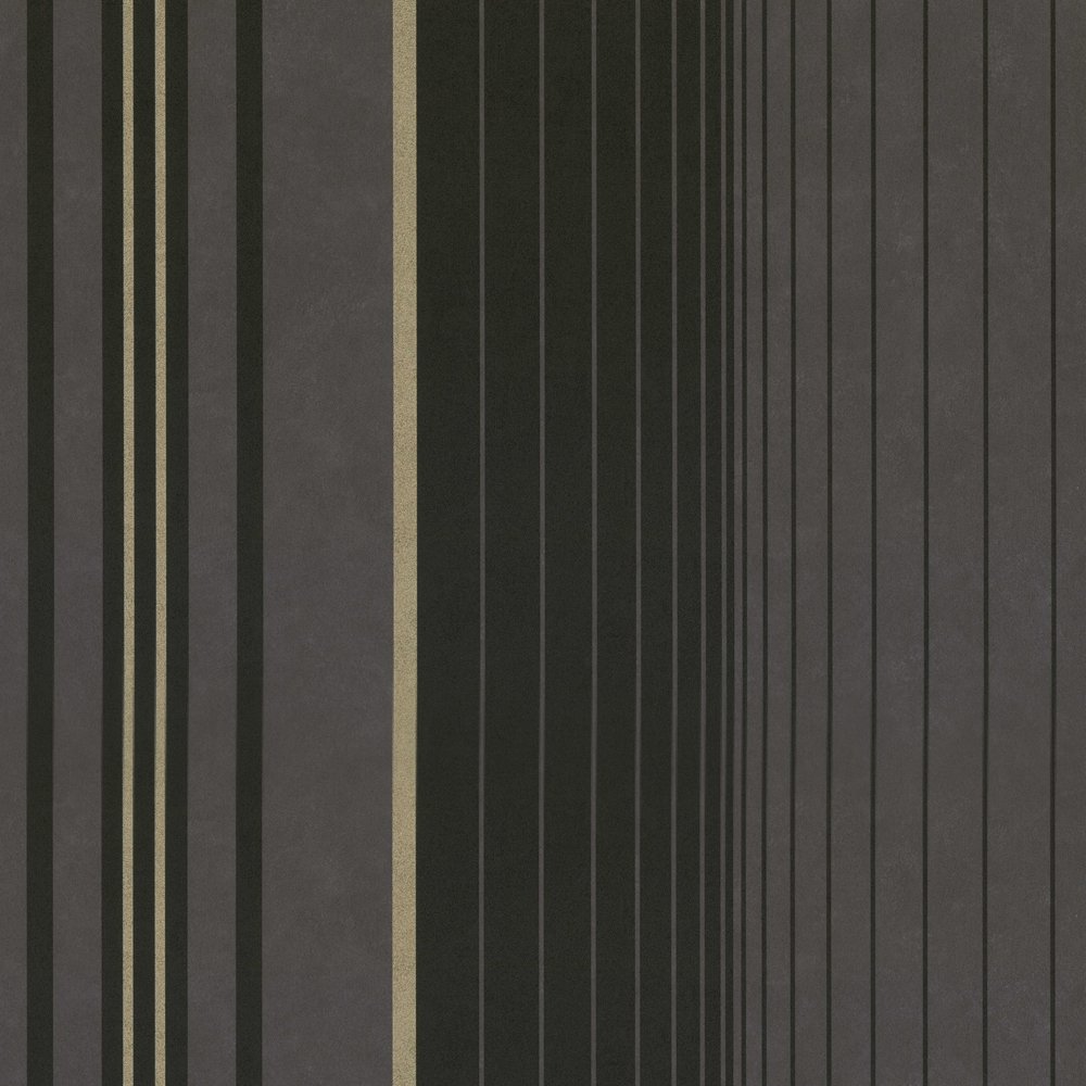 Gold And Black Striped Wallpaper Buy Caselio Coco Stripe