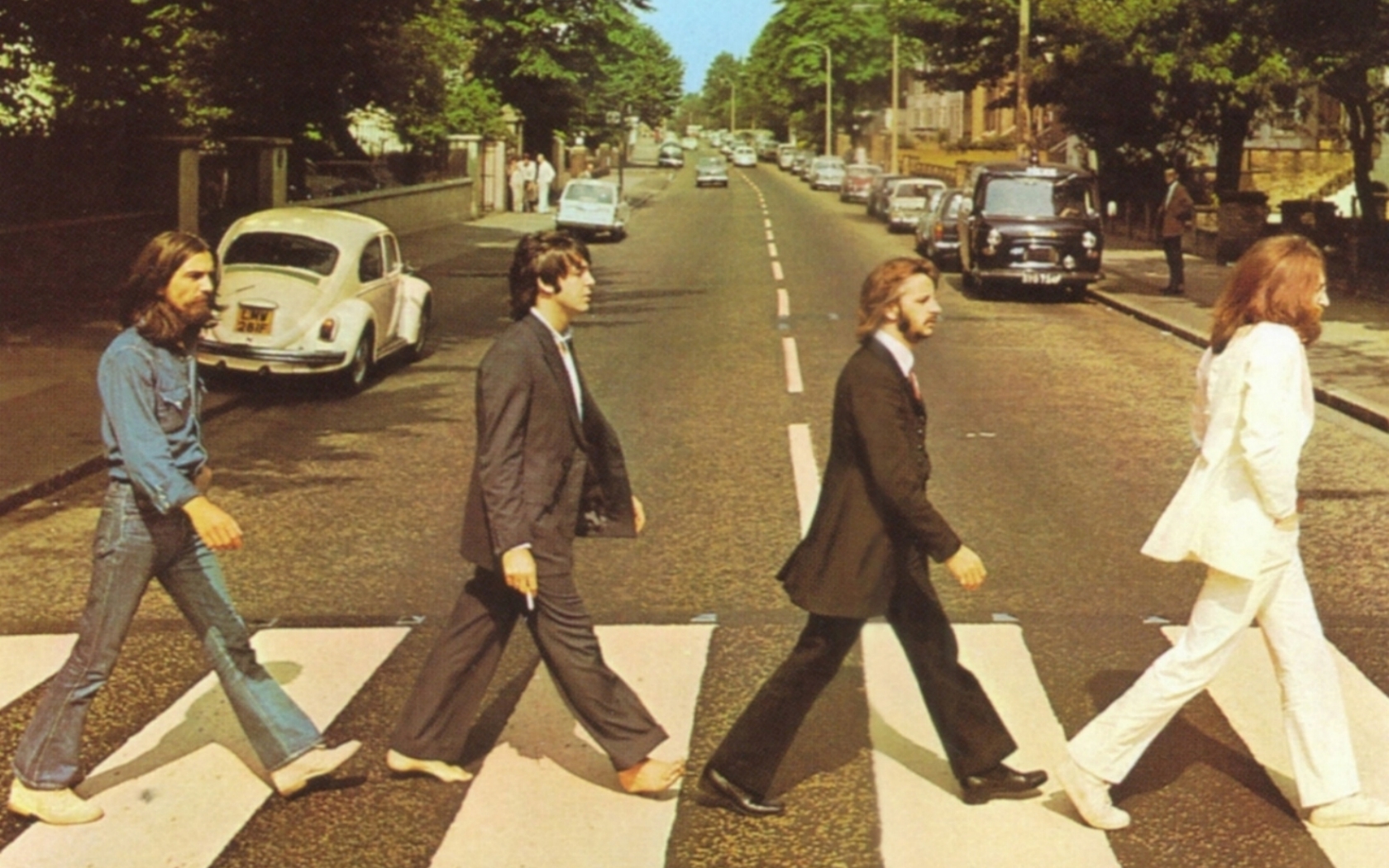 The Beatles Abbey Road Desktop Art
