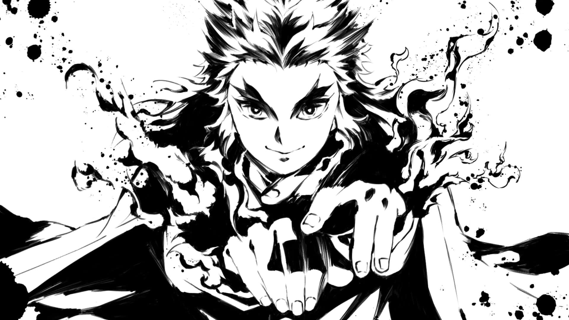 Anime Black And White Wallpaper