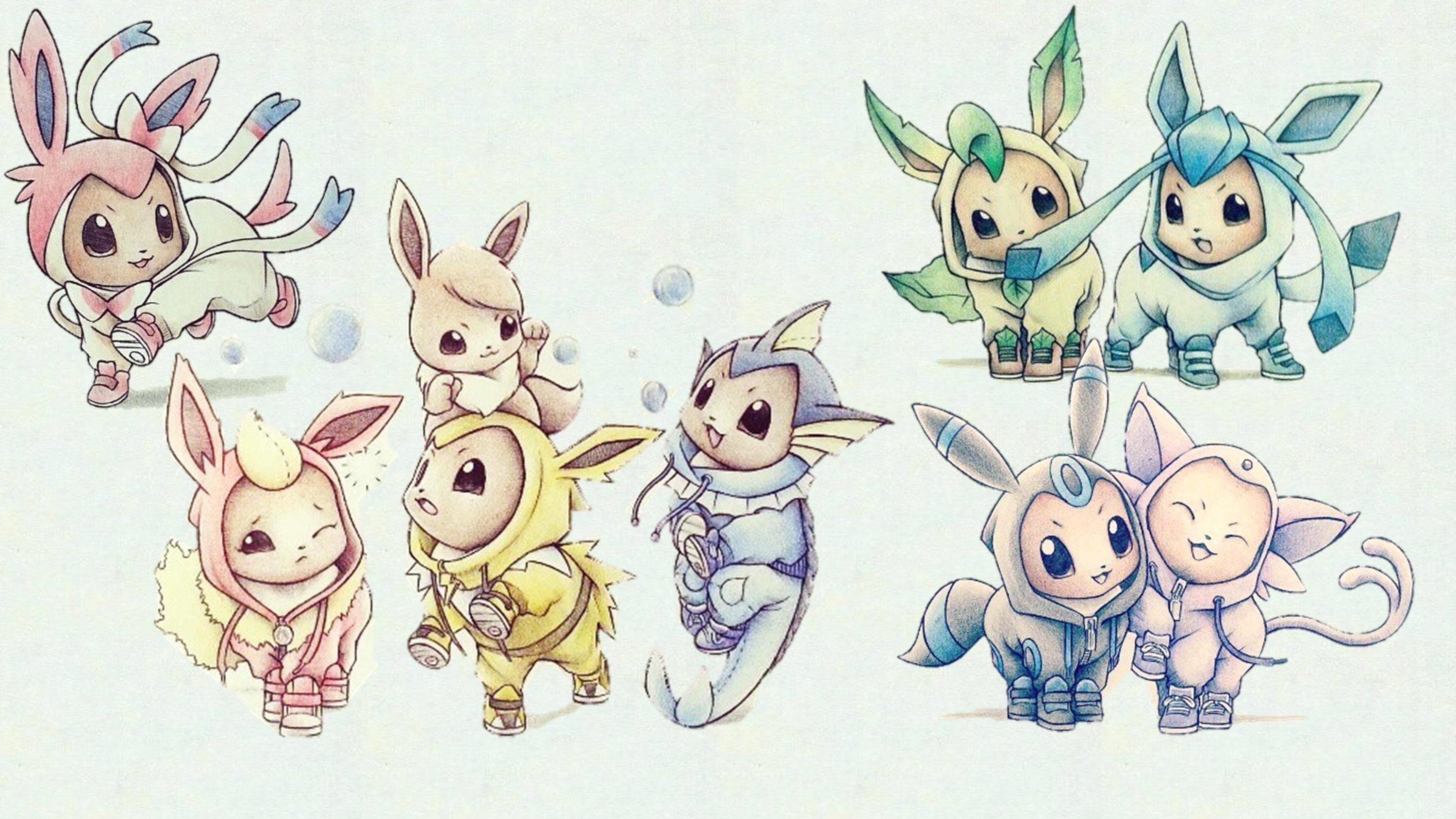 Pokemon Eevee Evolutions Wallpaper