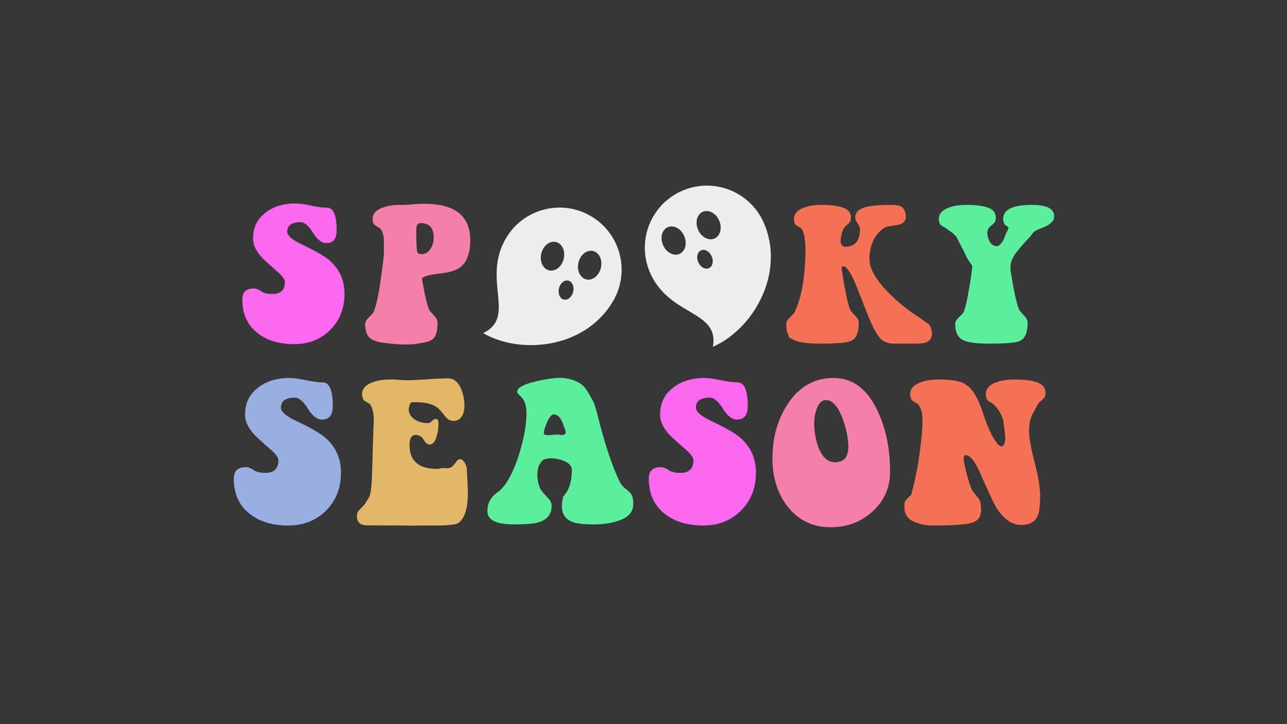 Spooky Season Wallpaper Colorful And Preppy Options