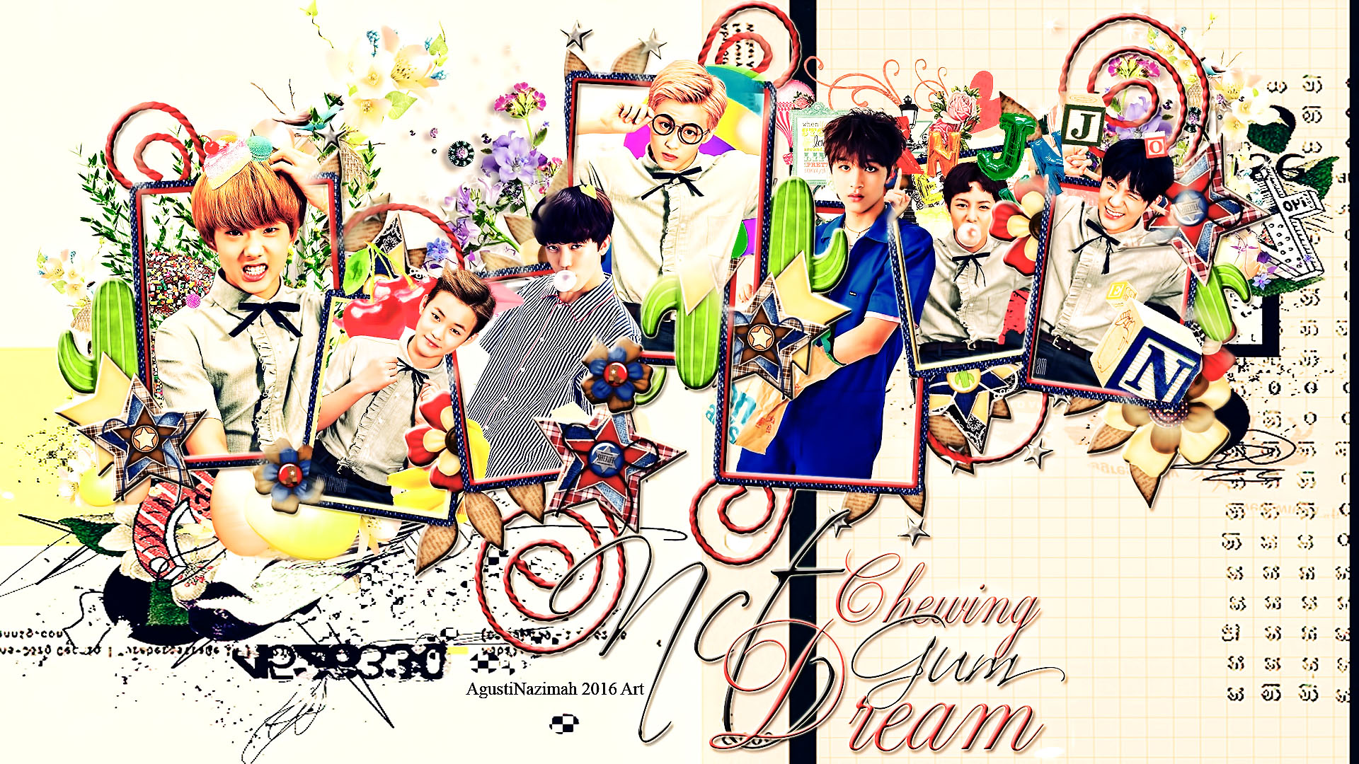 Artwork Nct Dream For Chewing Gum Agustinazimah