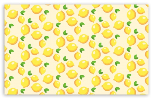 Lemons Pattern HD Wallpaper For Wide Widescreen Whxga Wqxga