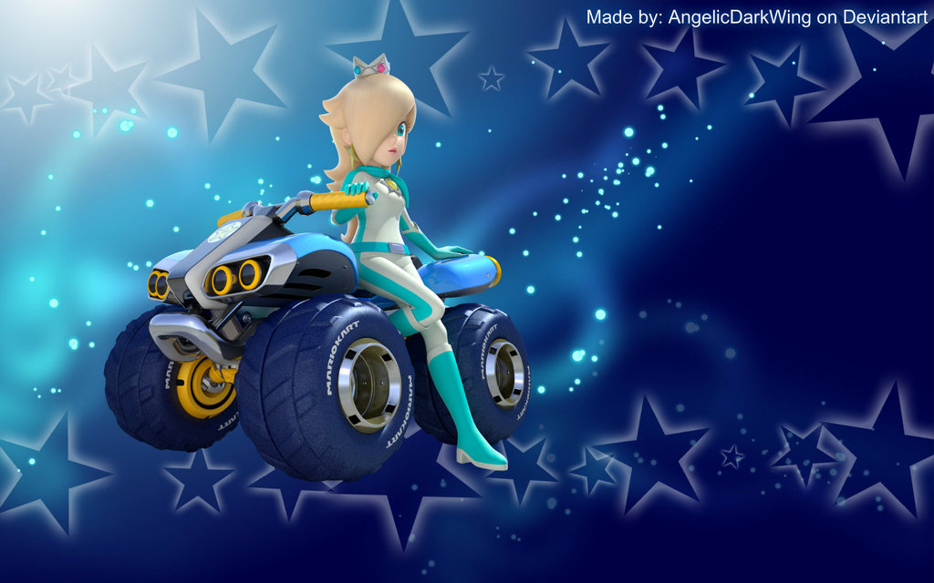 Rosalina On With Their Mario Kart Models And This Is The Result