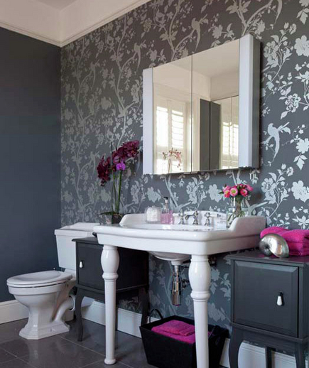Free Download Stunning 24 Fabulous Wallpaper Designs Real Simple 435x518 For Your Desktop Mobile Tablet Explore 46 Foil Wallpaper Bathroom Ideas Foil Wallpaper For Home Interiors Metallic Wallpaper For
