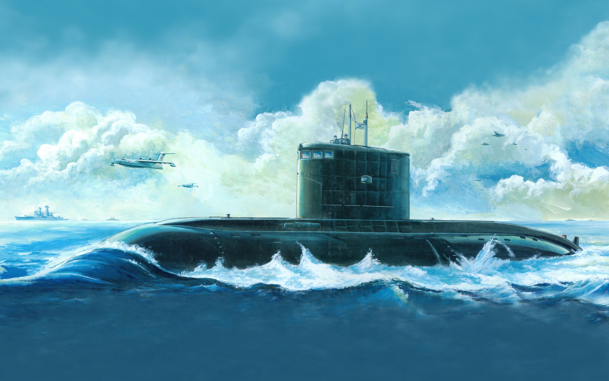 Military   Submarine Wallpaper 2560x1600