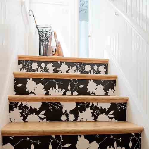 How To Create Wallpapered Stairs Sunset