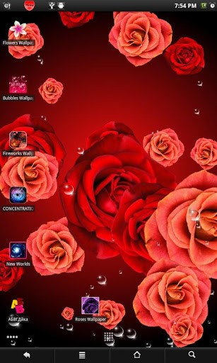 Bigger Roses Live Wallpaper For Android Screenshot