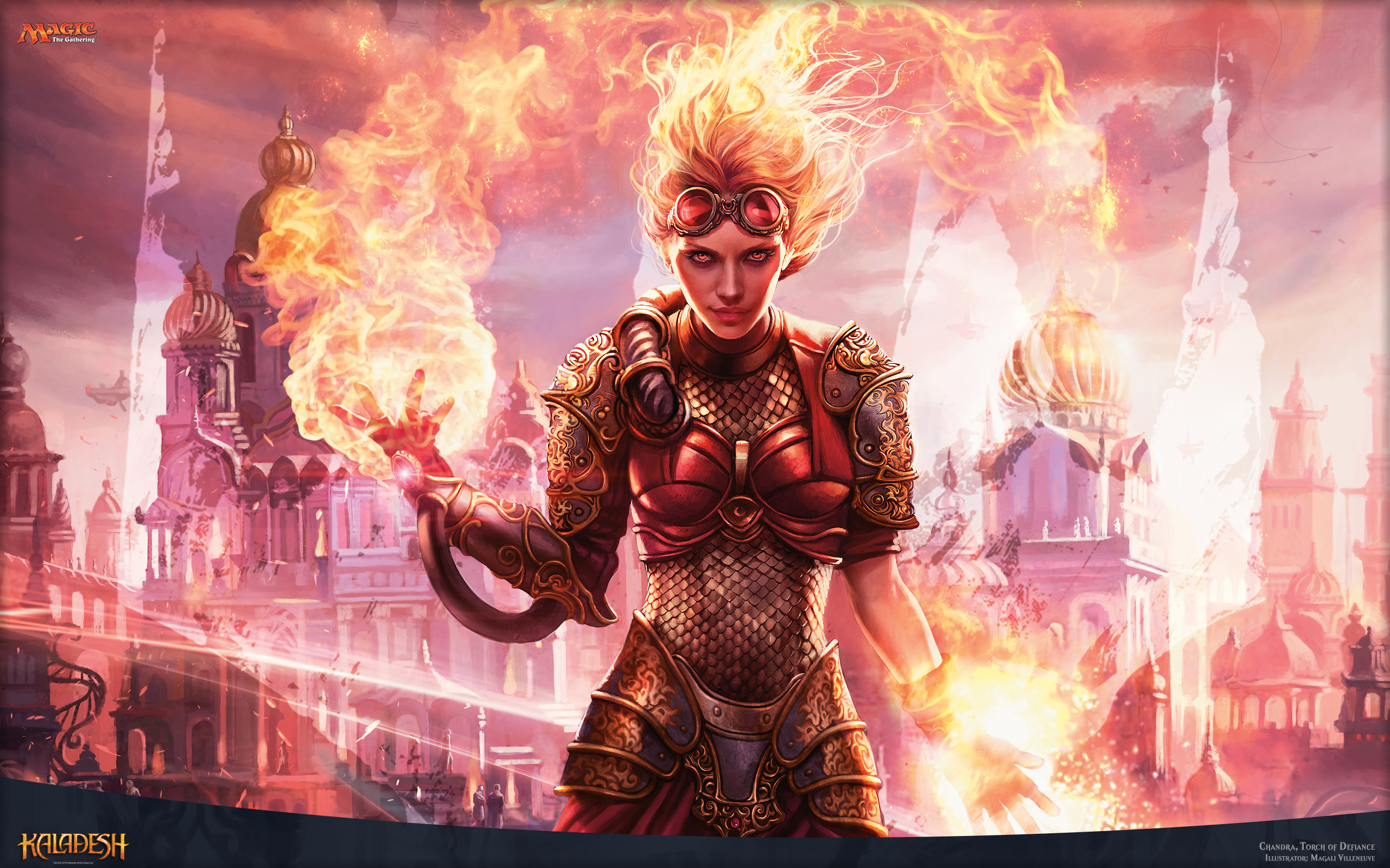 Chandra Torch Of Defiance Magic The Gathering Wallpaper