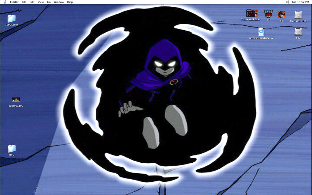 Teen Titans Raven Desktop by mirage426 on