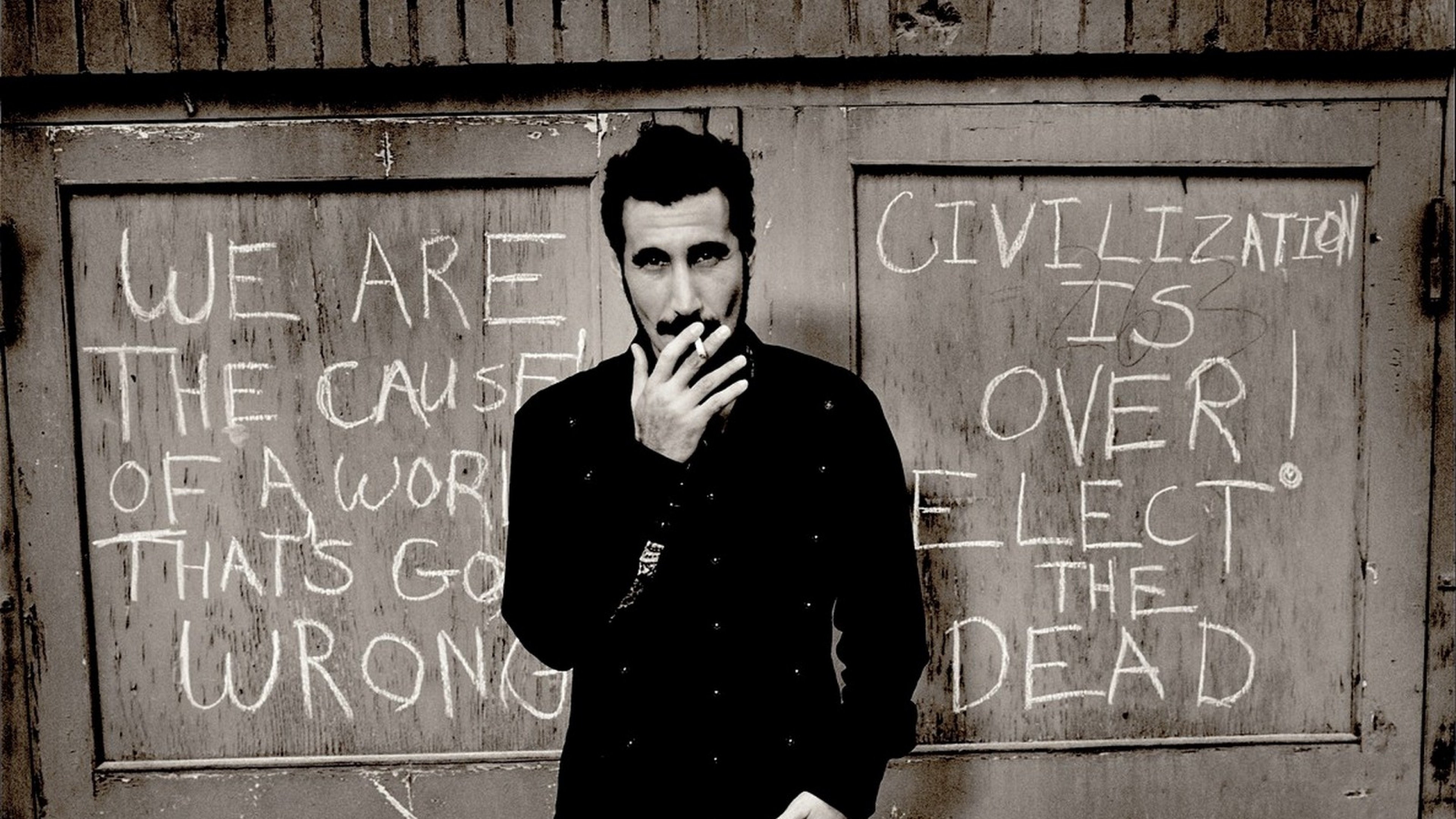 4k Serj Tankian Wallpaper Background Image