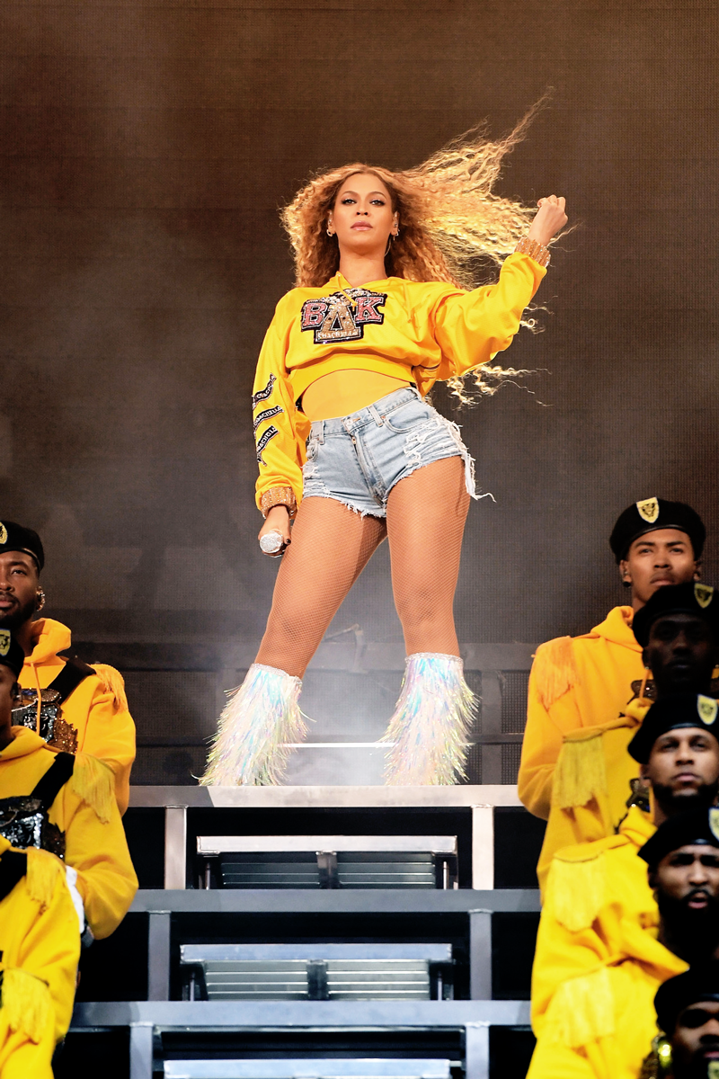 Beyonc Performing At The Coachella Valley Music And Arts