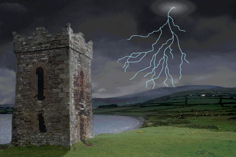 Animated Lightning Storm Background Software