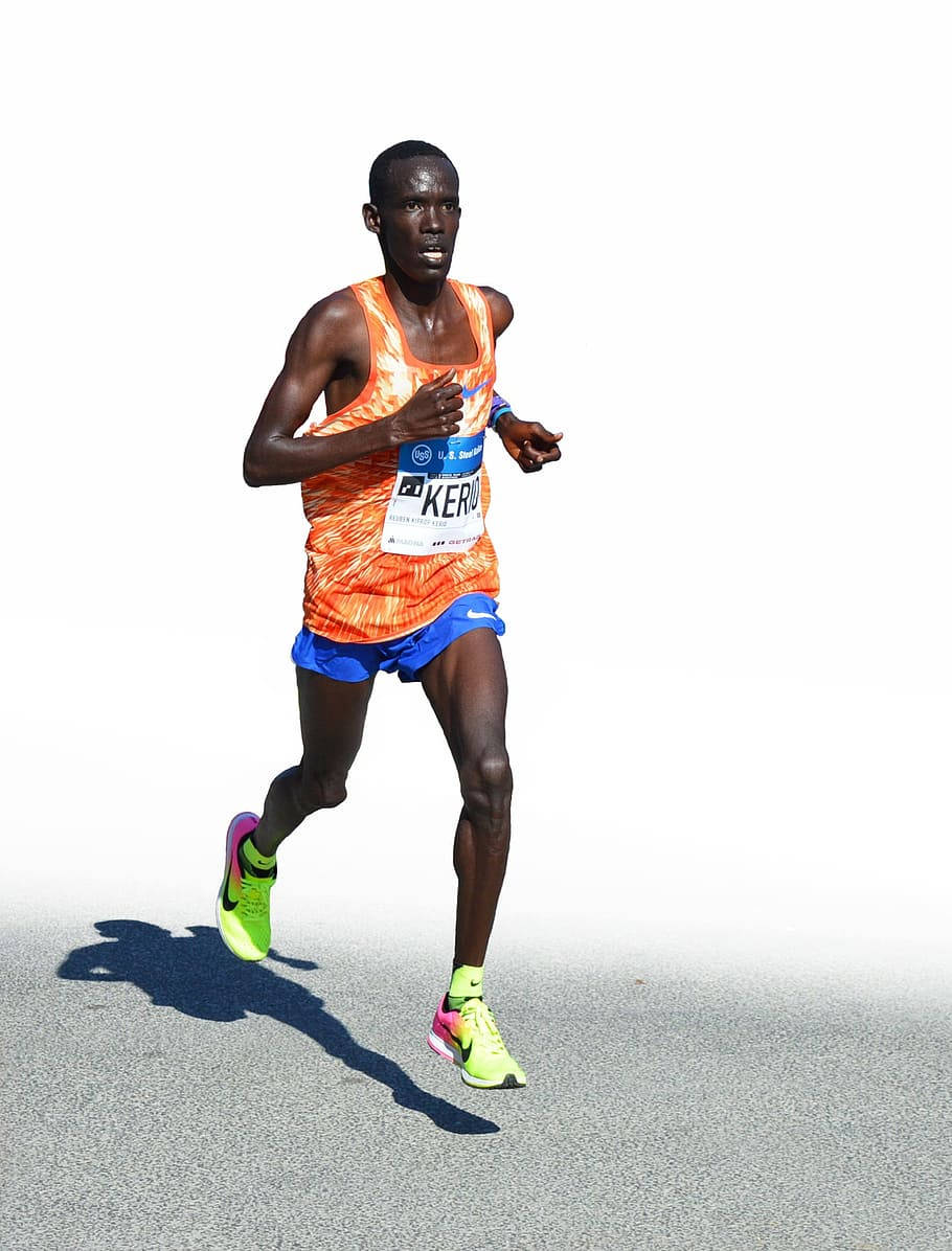 Runner In Marathon F4zj1zkooujl4qsw Wallpaper