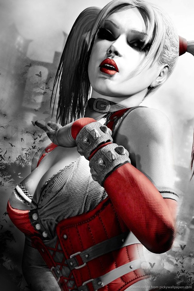 harley quinn and joker iphone wallpaper