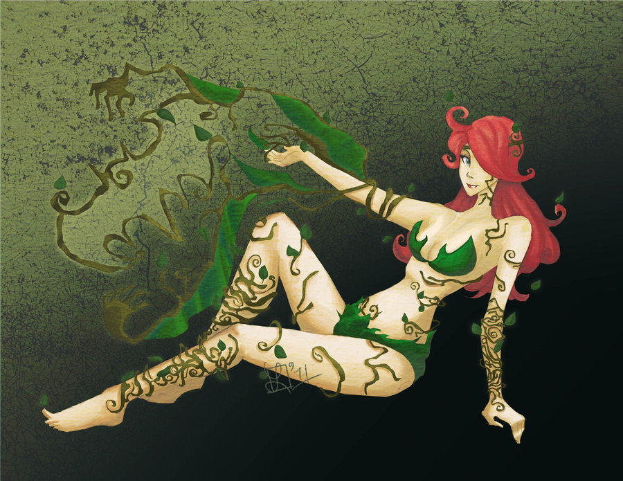 Sexy Poison Ivy Wallpaper Arkham Style By