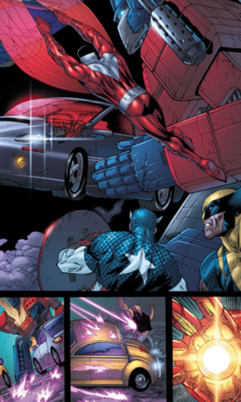 Transformers x Avengers 2 HD Nokia X Wallpapers