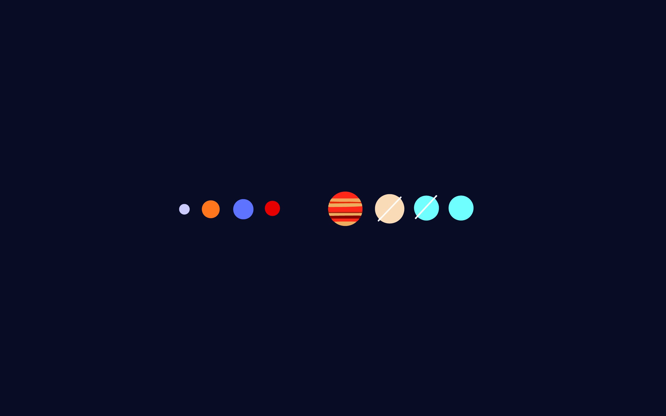 The Solar system [2560x1600] iimgurcom