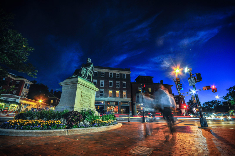  Daily Photo by Corey Templeton A Summer Night in Longfellow Square