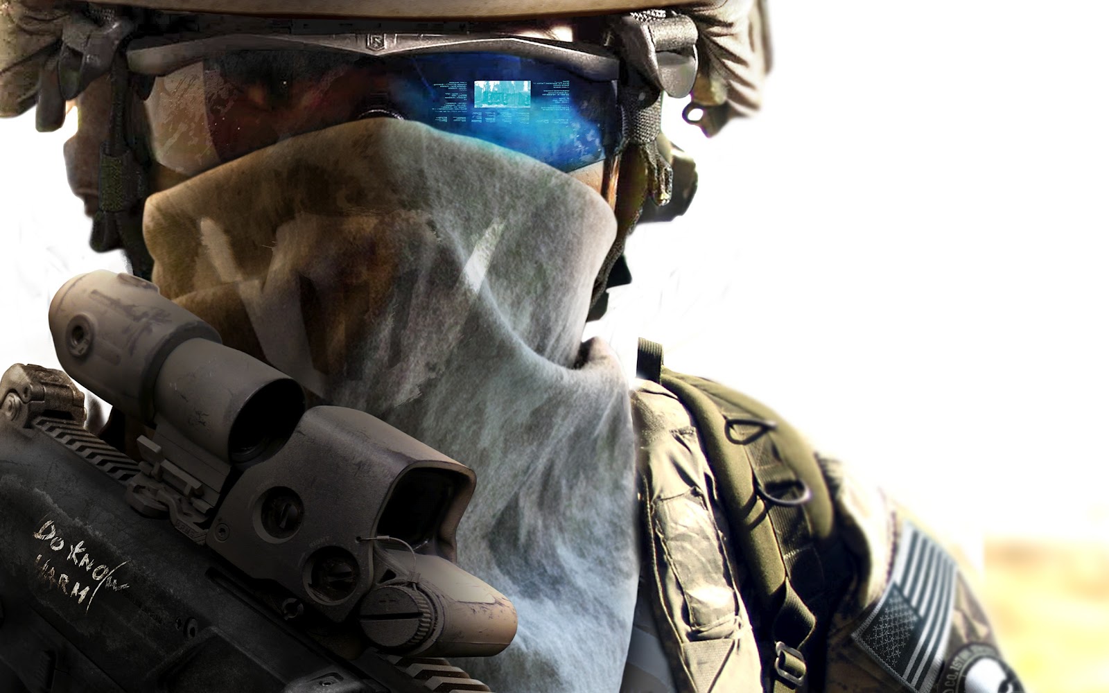 Ghost Recon Future Soldier Realistic With Glasses And Mask HD
