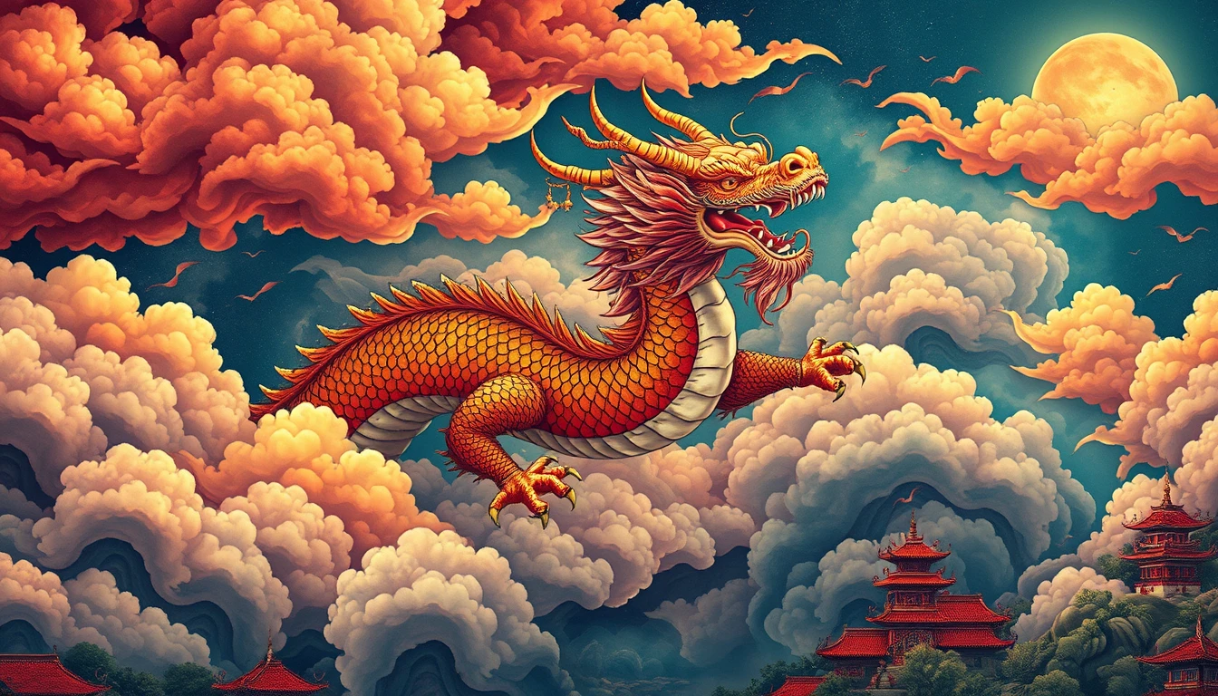 Chinese Dragons Wallpaper