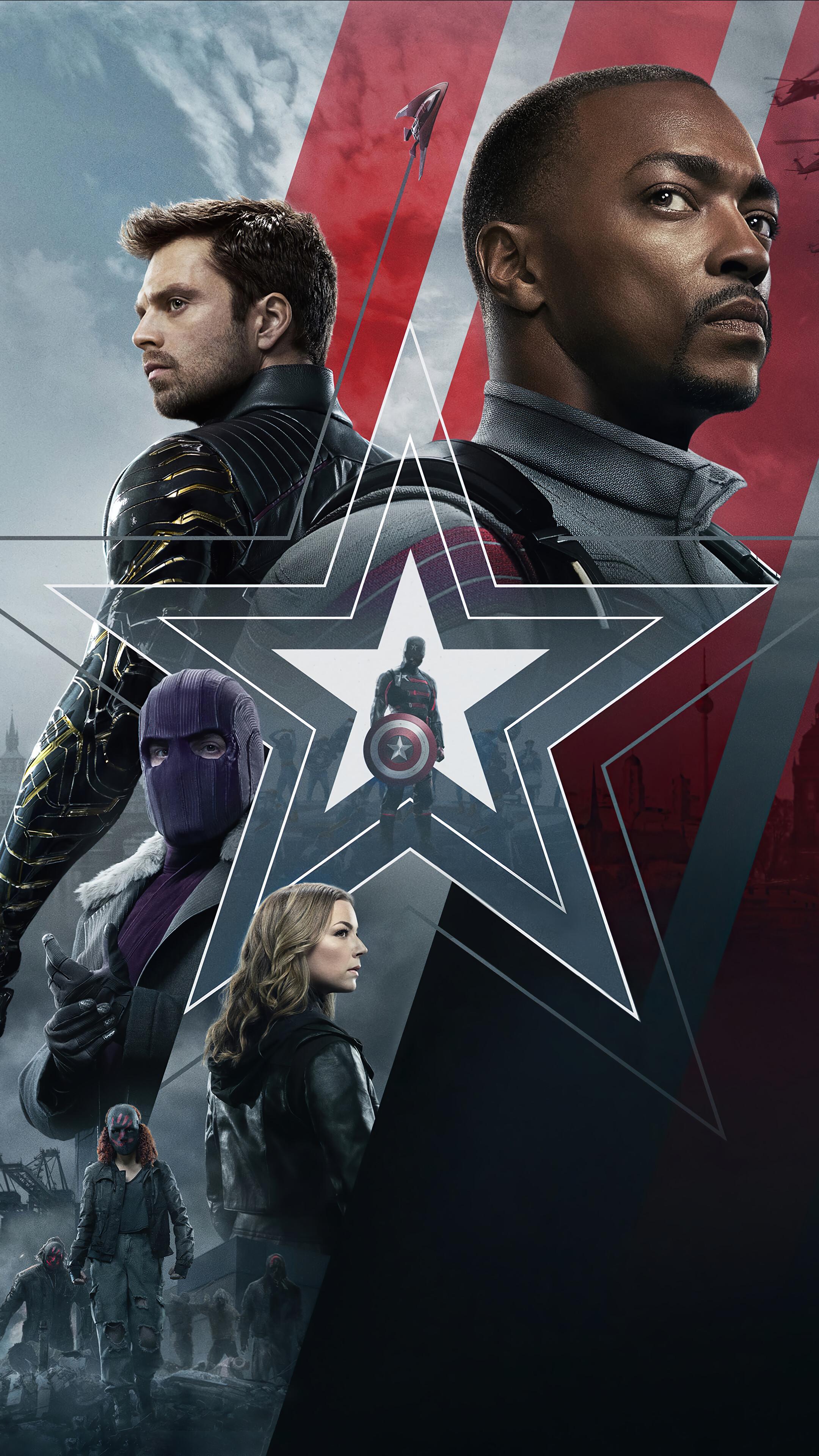 Free download The Falcon and the Winter Soldier 4K Phone iPhone