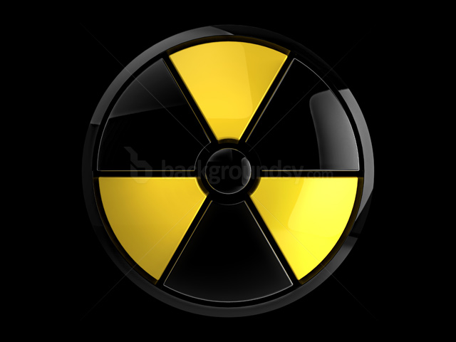 Radiation Warning Sign Backgroundy