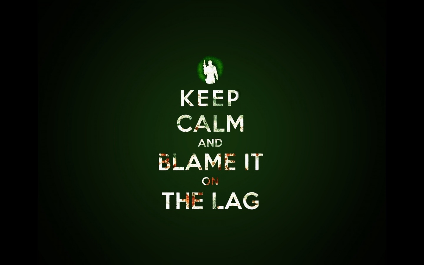 Keep Calm And Blame It On The Lag Desktop Pc Mac Wallpaper