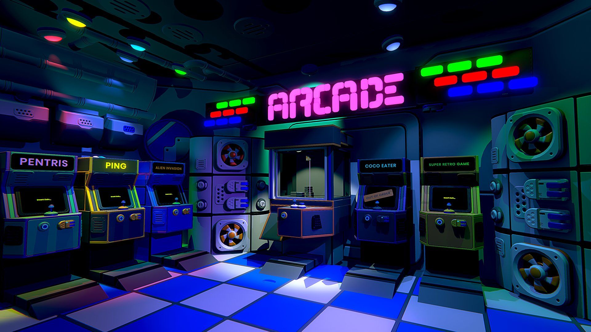 Arcade Aesthetic Wallpaper