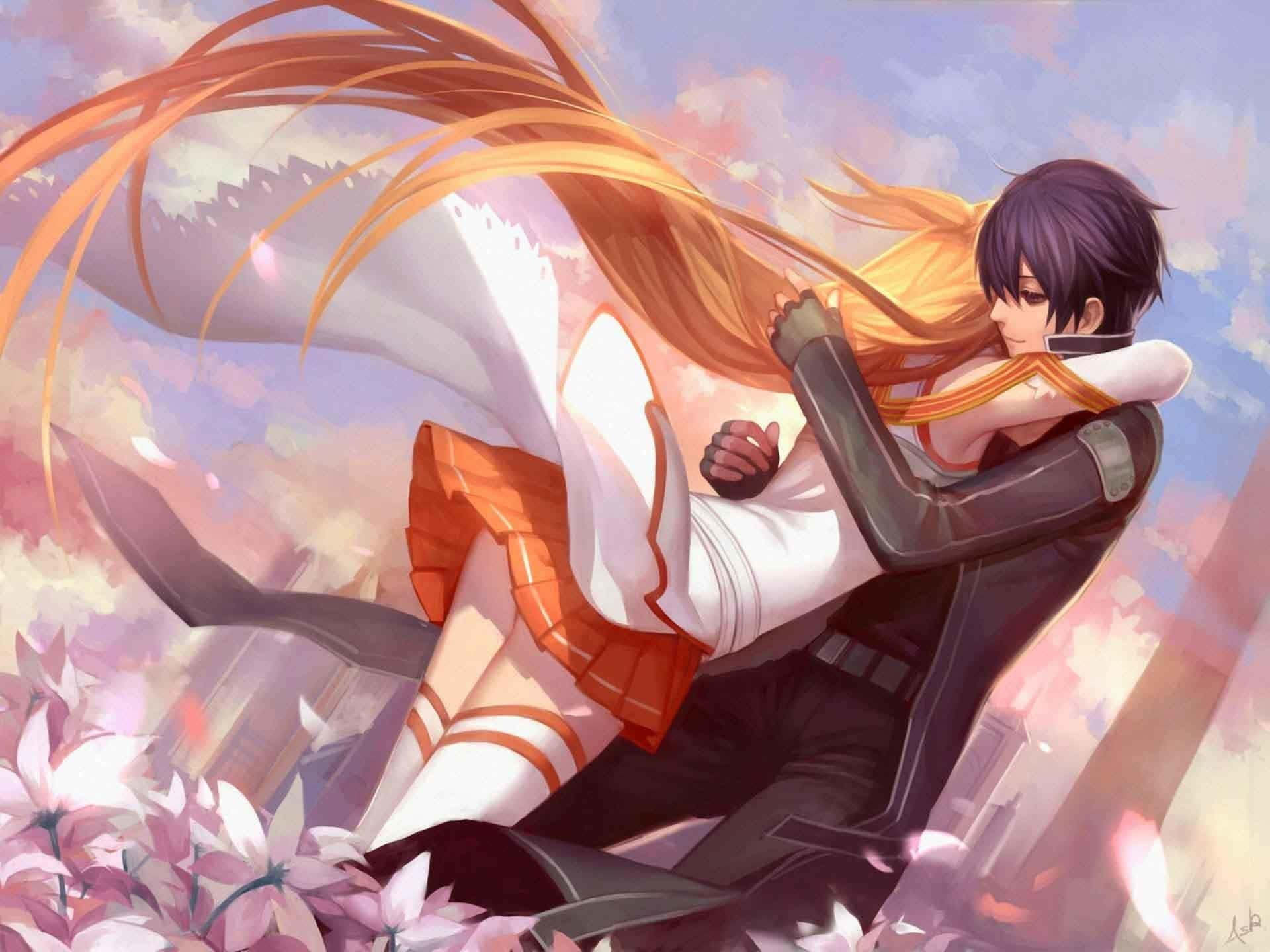Aesthetic Couple Anime Wallpaper