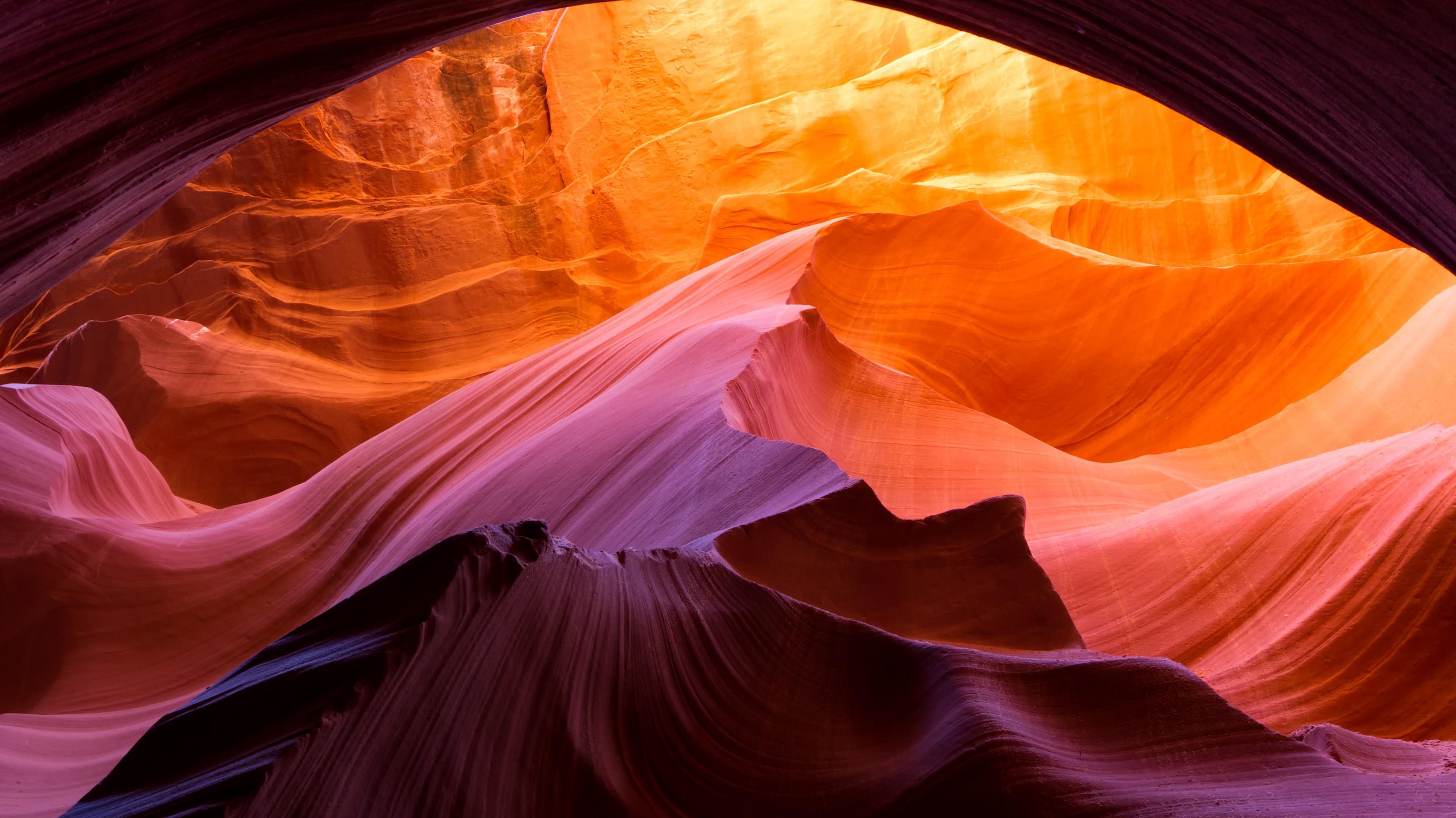 Wallpaper Antelope Canyon 4k HD Arizona Usa Nature