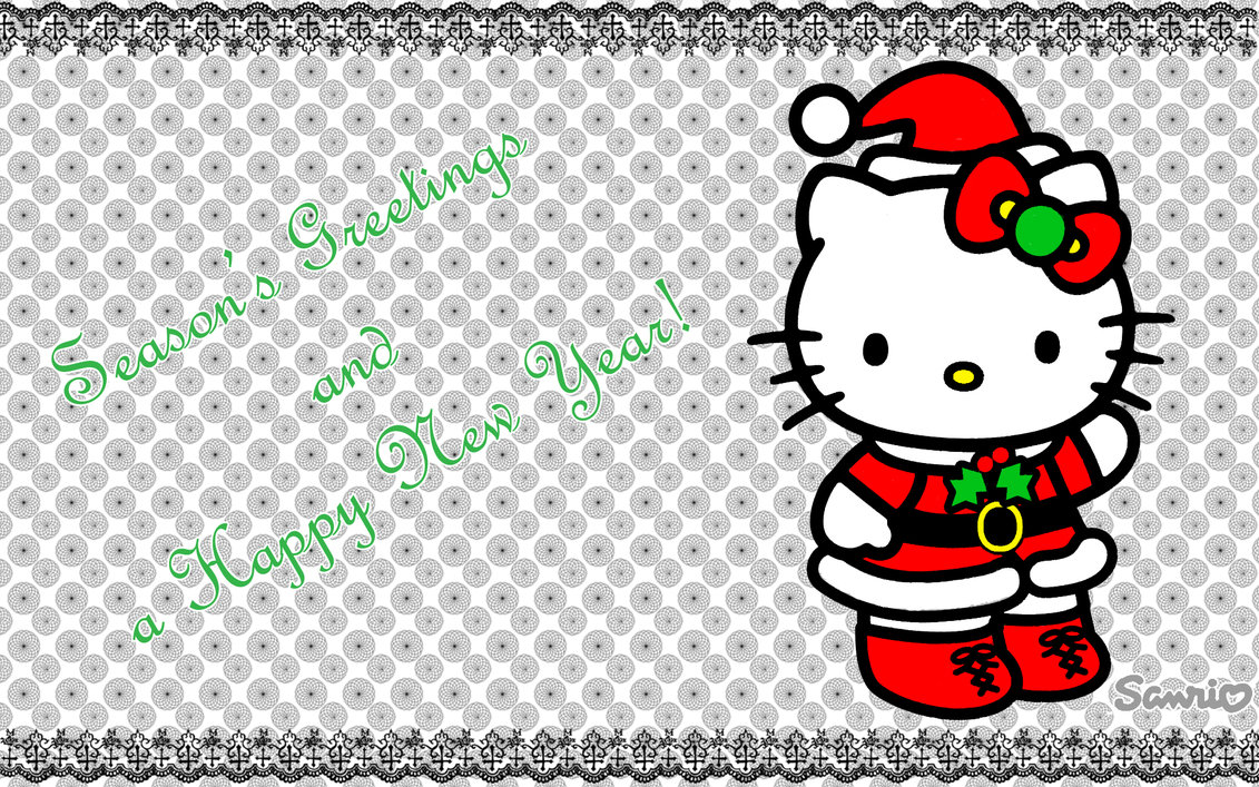 Hello Kitty Xmas Wallpaper By Kittyloaf160