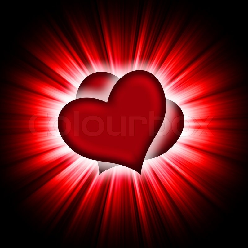 🔥 [55+] Red Heart Black Background | Wallpapersafari