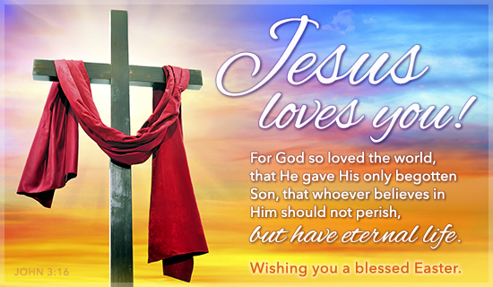Jesus Loves You Ecard