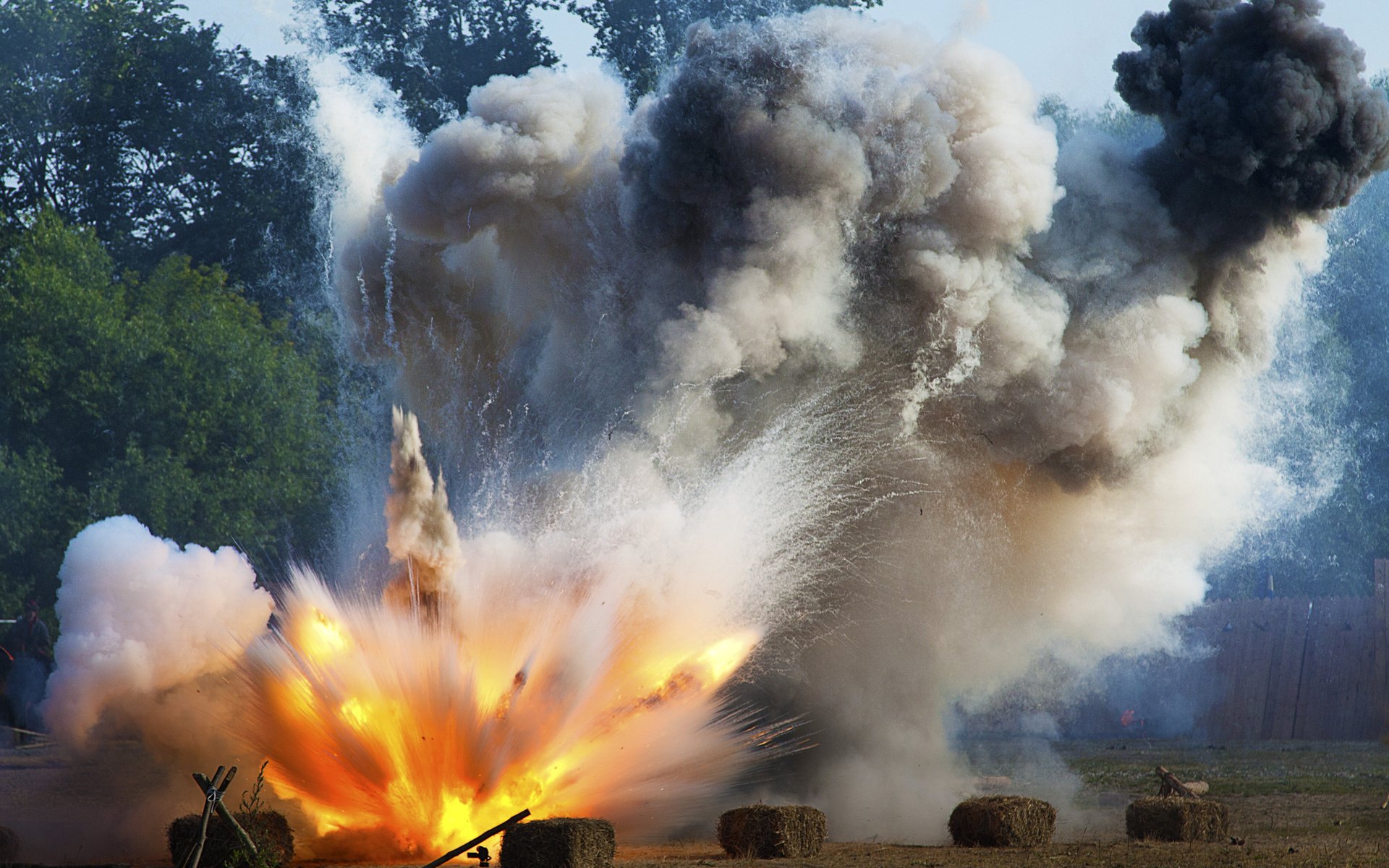 Military Explosion In Stunning HD Wallpaper