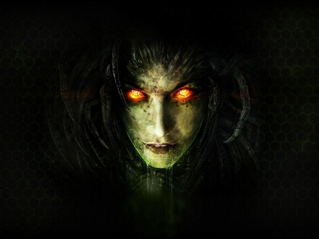Horror Girl Face Wallpaper On This Scary Background Website
